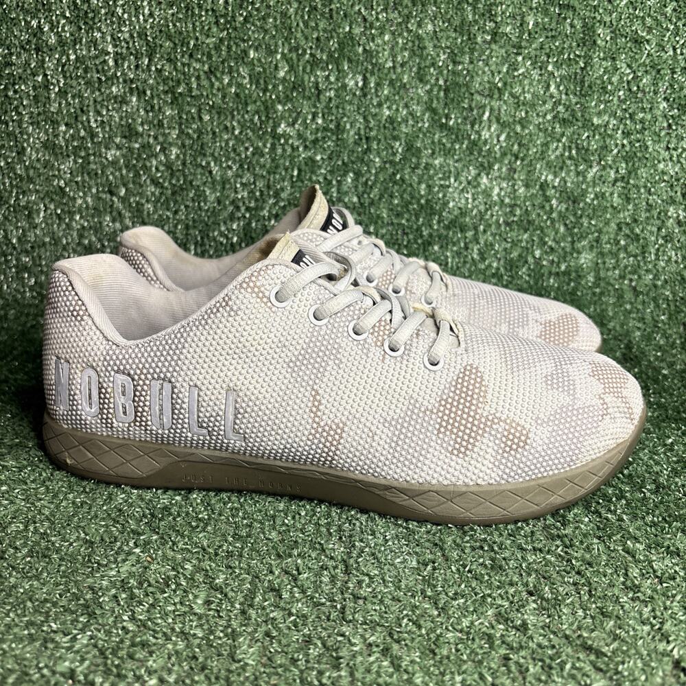 NOBULL Trainer Gray Camo Gym Crossfit Shoes SuperFabric Mens Size 11.5